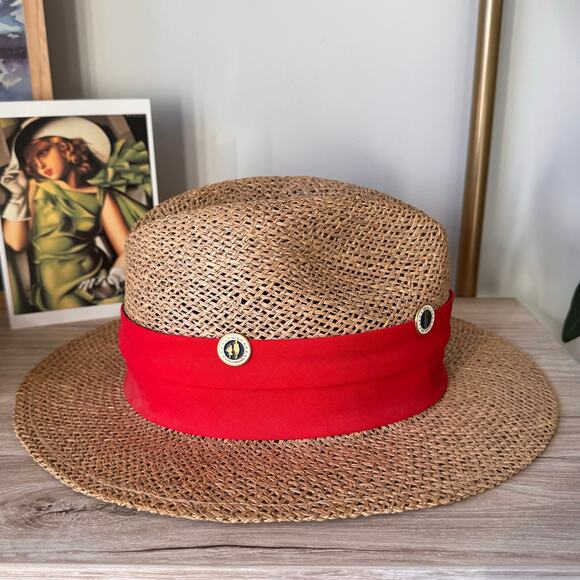 1995, 50th U.S. Women’s Open, Straw Hat w/ Collectors Pins,The Broadmoor, CO - Picture 5 of 10